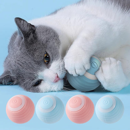 Brinquedo para Gatos Automático Bola Interativa Recarregável Bola Elétrica Rolante Acessórios para Animais de Estimação para Casa Suprimentos