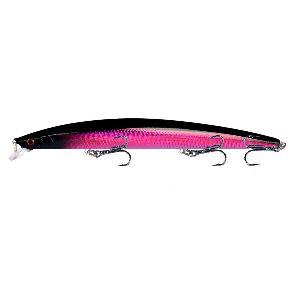 1pcs 18cm 24g Minnow Fishing Lure Laser Hard Artificial Bait Plastic Big Fake Fish Lures Sea Fishing Bait Crankbait Wobblers