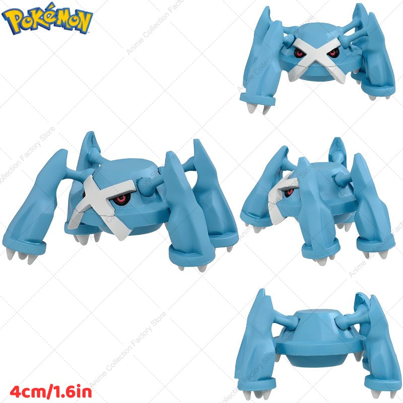 100% Original Takara Tomy Pokemon Figure Toys Chikorita Totodile Tepig Mega Metagross Charizard X PVC Figurine Model Dolls Gifts