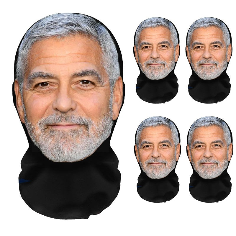 New Realistic 3D Face Mask for Role Play Elastic Mesh Mask Masquerade Costumes UV Protection Balaclava Party Supplies