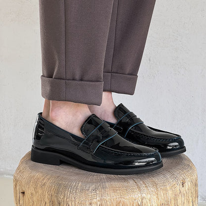 2025New Men Casual Oxford Shoes Genuine Leather Business Tooling Shoes Comfy High Quality Outdoor Antiskid Loafers Walking Shoes