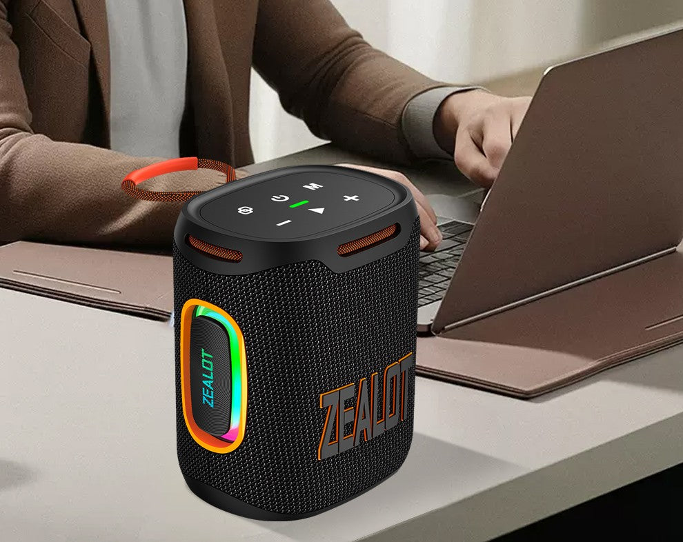 ZEALOT S122 25W Portable Wireless Speaker, Wireless Speaker, Bass Boost, Dual Pairing, 6000mAh Battery.