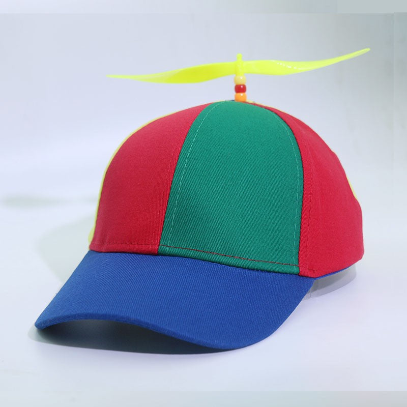 Funny Snapback Hat Helicopter Propeller Adventure Dad Hat Rainbow Bamboo Dragonfly Baseball Cap For Adult Kids Boys Girls