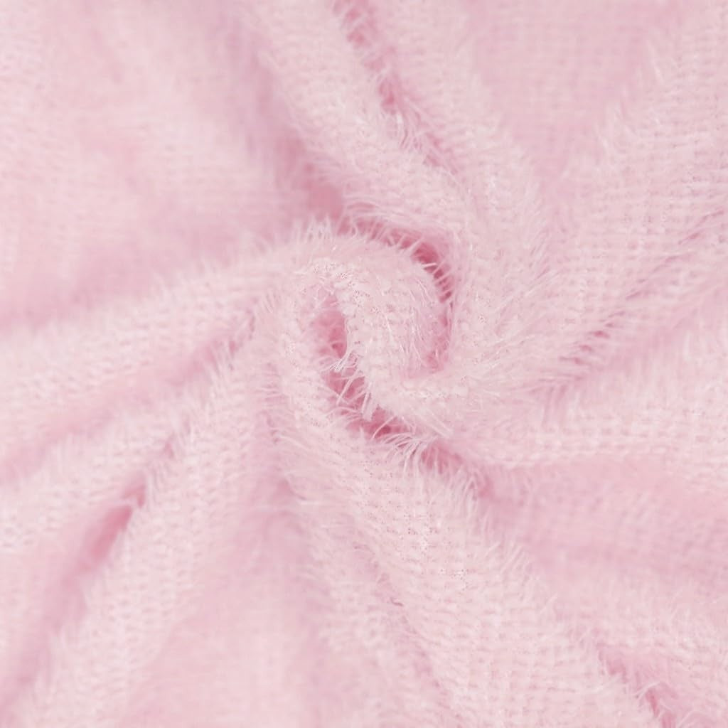 Women Winter Sweater Knit Crewneck Warm Long Sleeve O-Neck Casual Sweatshirts Dress Solid Color Oversized Basic Ladies Cloth