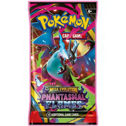 Cartas Pokémon Trading PTCG Desenho Animado Versão EUA ME02 Cartas Pacote de Reforço Chamas Fantasmagóricas Inglês Charizard ETB Coleção Presentes