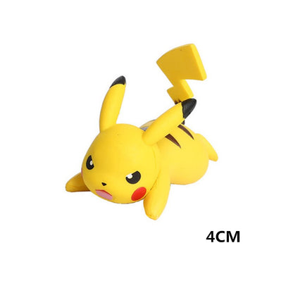 Pokémon 4-13cm Bonecos de Desenho Animado Filme Anime Pikachu Eevee Charmander Mewtwo Bonecos Colecionáveis Melhor Presente de Aniversário para Crianças