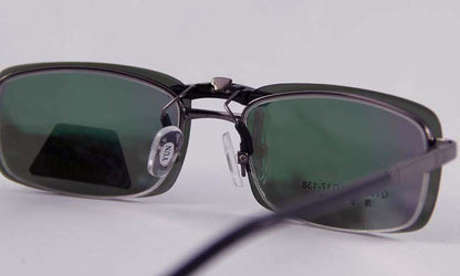 UV400 Polarized Sunglasses Clip on Light Super Sun Glasses Men Unisex Eyeglasses Deep Green Lens Aviate Drive Sunglasses Women