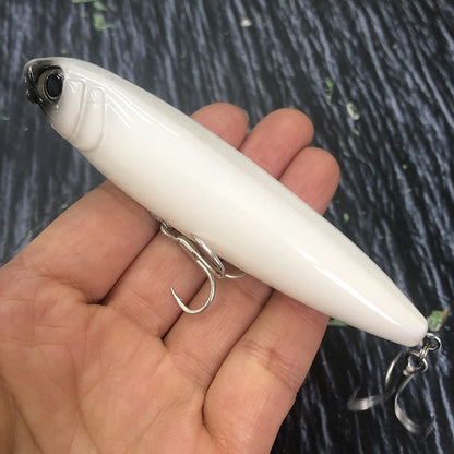 17g Surface Pencil Fishing Lures Walk the Dog Floating Wobbler Laser Artificial Bait for Trout Bass Seawater Swimbait Supplies