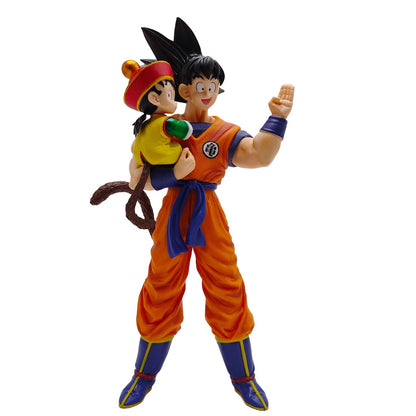 Boneco de ação de 30 cm de Songoku e Songohan (Pai e Filho) da Coleção Toys - Modelo de Boneco de Vinil para Presente e Decoração