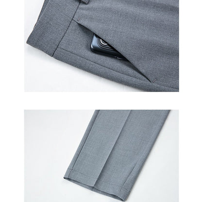 New Autumn Women's Suit Pants, Black Gray Khaki Pantalones Spring Female Slim Trousers, Asian Size 26 27 28 29 30 31 32 33