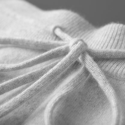 ADDONEE Men's 100% Wool Hoodie Cardigan Straights Leg Pants Set Autumn Winter Thick Cashmere Knitwear Sweater Trousers Suit