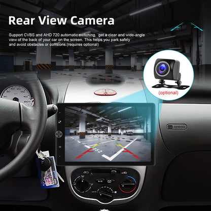 Podofo 10.4" Wireless CarPlay MP5 Player 1din Universally Rotation Car Multimedia Player Wireless Android Auto Car Radio Stereo