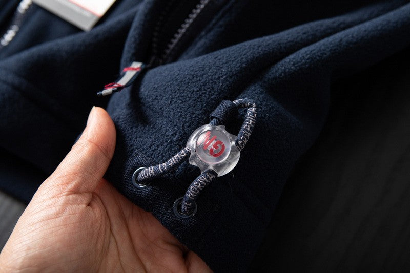 Winter Thicken Fleece Men Jacket Pockets Casual Polar Jackets Outdoor Cold-Proof Warm Overcoat Plus Size New Parkas Outwear 2023
