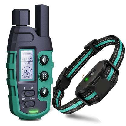 Coleira de Treinamento Elétrica para Cães 3300 Pés Controle Remoto à Prova D'água para Animais de Estimação de 5-120 lbs com Choque e Vibração