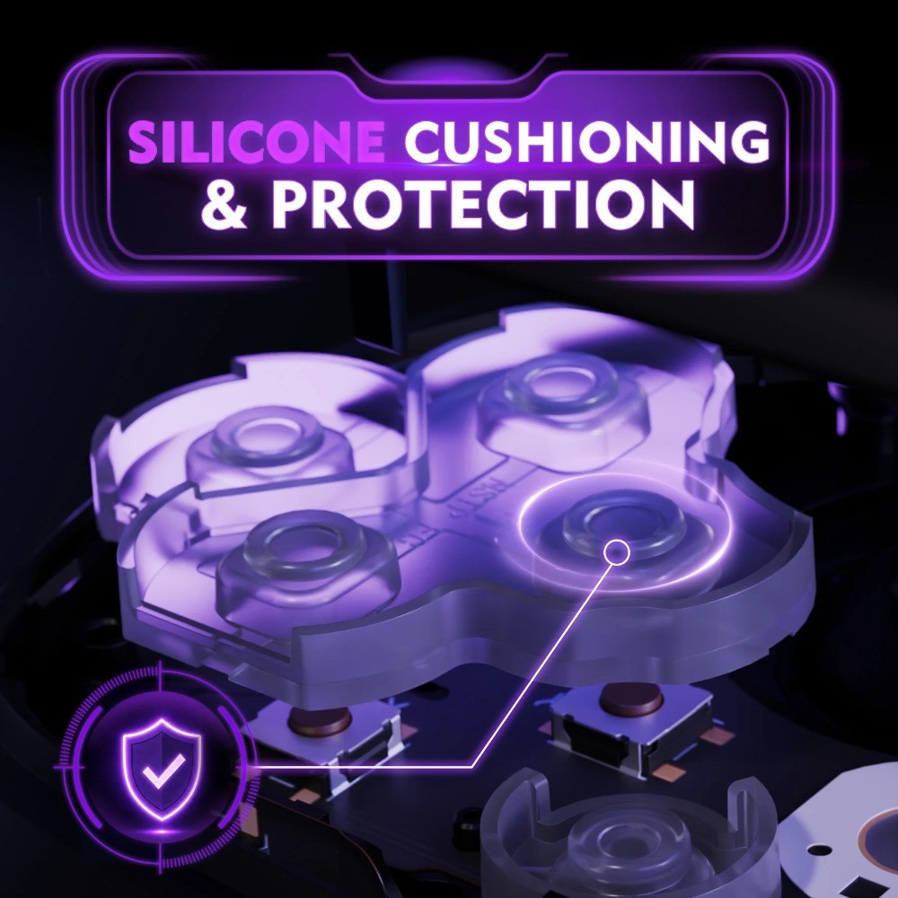 Extreme Rate Switch 2 Pro Controller Whole Clicky Kit Faster Trigger Smooth Face Buttons Response Upgrade Kit for Switch2 Pro