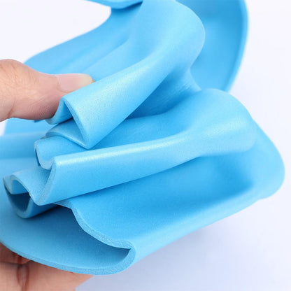 Touca de Banho Protetora Ajustável para Cabelo de Bebês e Crianças