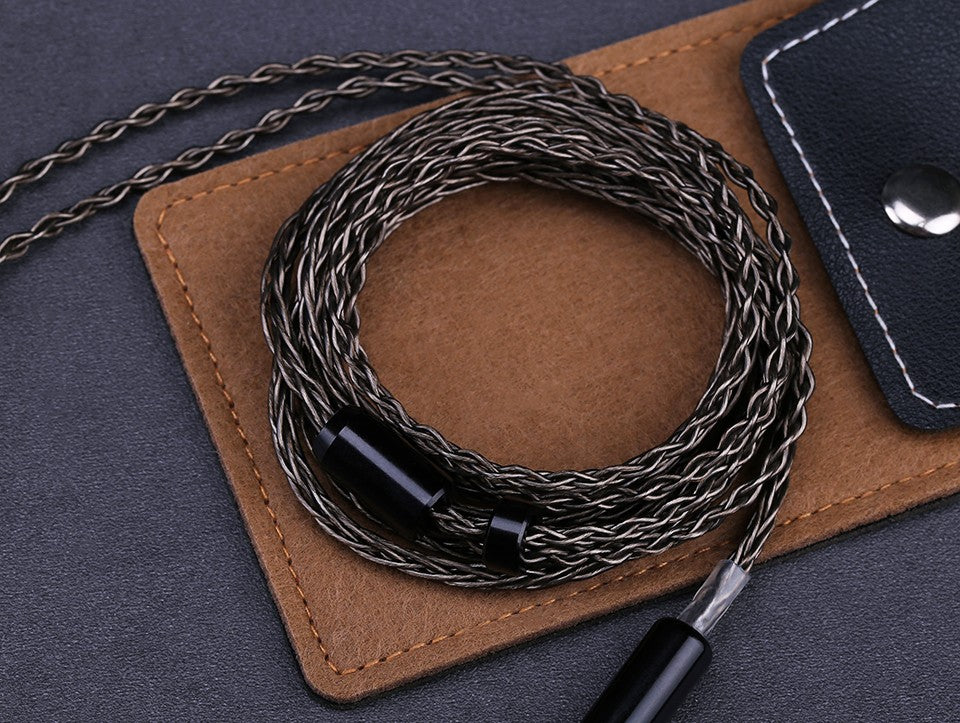 OPENHEART 8 Core Headphone Cable 1 to 2 jack dual  3.5/2.5/4.4mm Balanced Cable Silver Plated Copper Upgrade Replacement 2m 3m