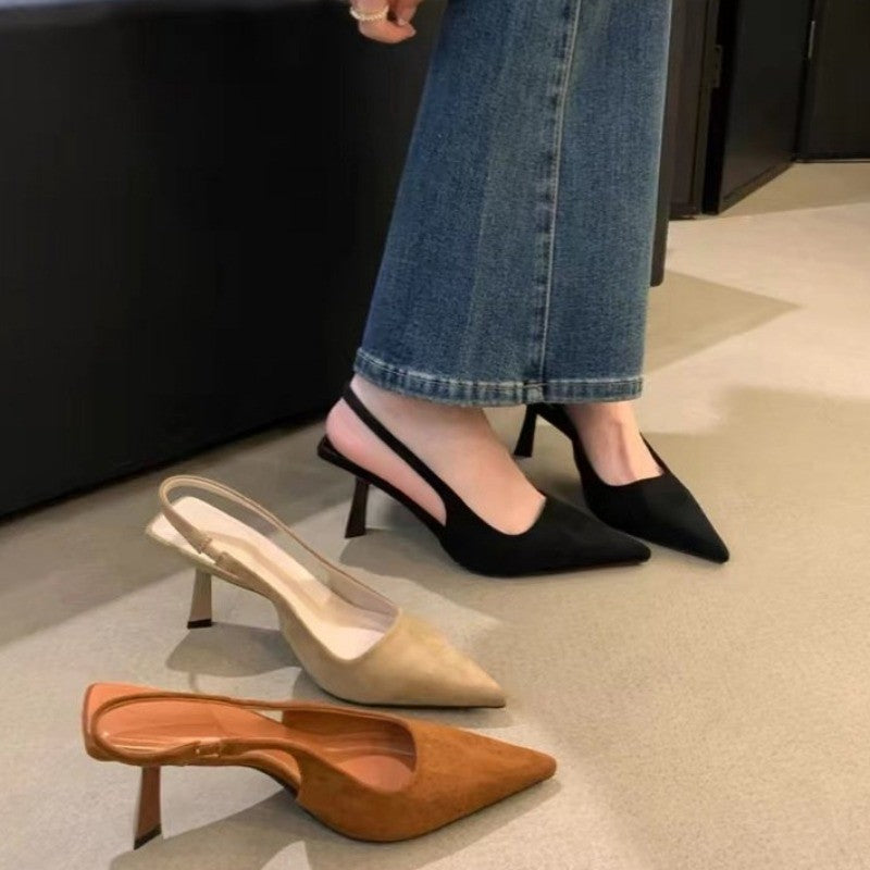 Sandália Feminina de Salto Alto Agulha Bico Fino, Sexy e Elegante, Perfeita para Qualquer Ocasião