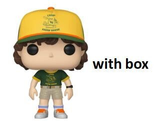 Limitado Venda Stranger Dustin no Camp 804 e (com Camisa de Carne Assada) Exclusivo #828 Boneco de Vinil Brinquedos para Coleção