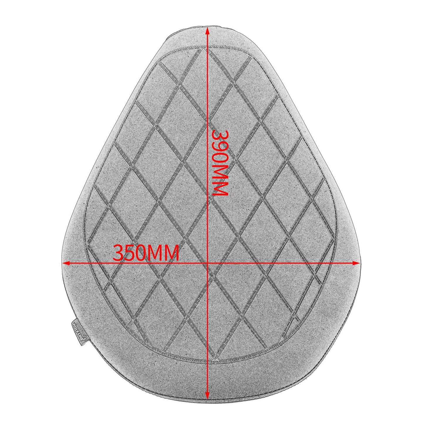 Almofada de Assento Dianteiro Solo WOLFLINE para Honda CMX500 300 2017-2024 Almofada de Banco Traseiro de Assento de Condução Engrossada Acessórios Suaves para Motocross
