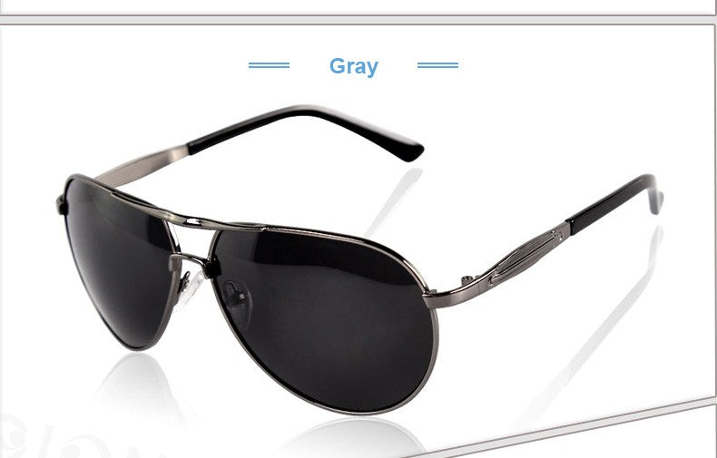 Classic Polarized Pilot Sunglasses For Male Driving Black Sun Glasses Men's Vintage Eyewear Gafas De Sol 8955