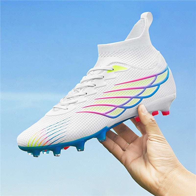 High Ankle Sports Footwear FG/TF Kids Soccer Cleats Football Boots Professional Men's Soccer Shoes Krampon Outdoor Sneakers 2025
