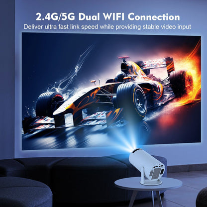 Projetor Portátil Magcubic Mini HY300 Pro 4K Full HD Nativo 720P 260ANSI BT5.0 Android 11 Projetor para Home Theater e Uso Externo