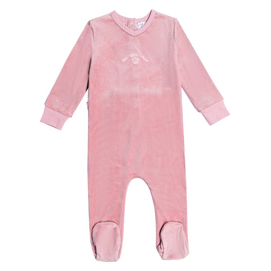 AS 2025 Velour lounge wear soft pjs family matching set dress footie clothes baby teen boys girls velour pajamas
