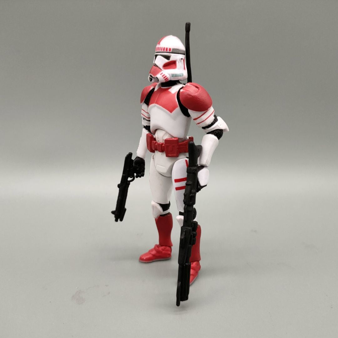 Star Wars Legacy Collection Shocker Trooper Red White Clone Trooper 3.75" Loose Action Figure