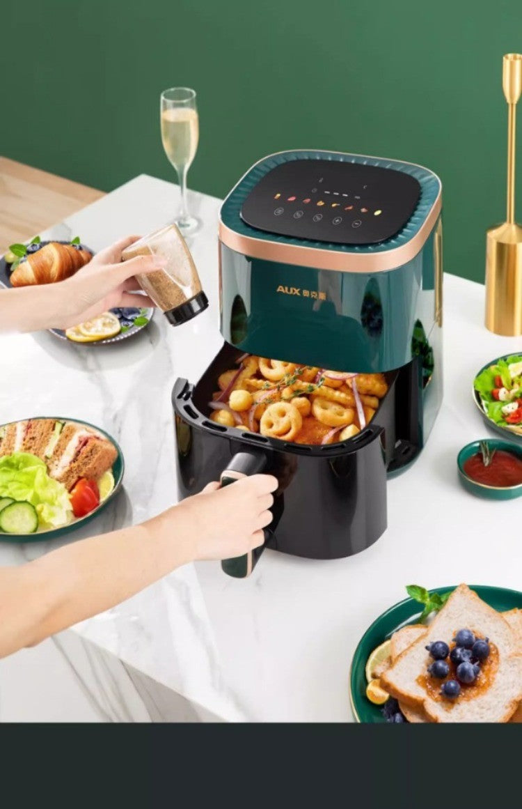 220V Home Air Fryer Multifunctional Intelligent One-Piece Electric Grilling Oven No Oil