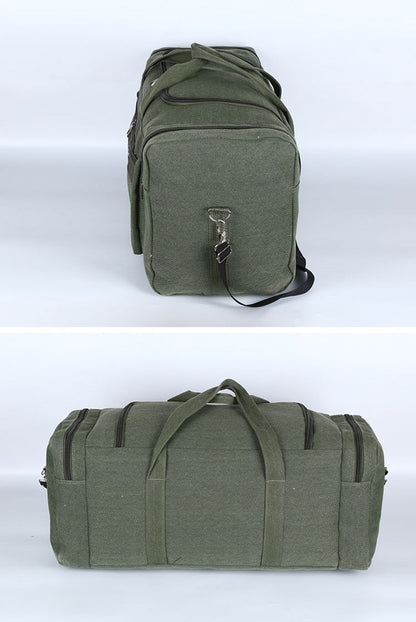 Large Canvas Travel Duffel Bag Waterproof Men's Shoulder Luggage Storage Bags Outdoor Trainning Fitness Sports Handbag XA927D