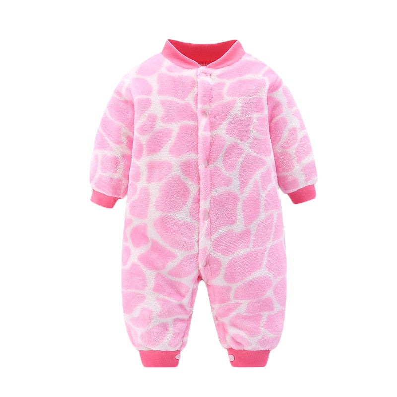 Newborn Baby Spring Winter Clothes Infant Jacket for Girls Jumpsuit for Boys Soft Flannel Bebe Romper Baby Clothes 0-18 Month