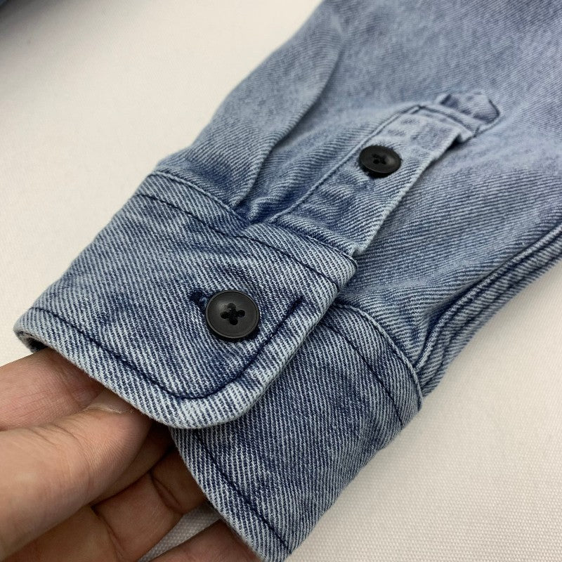 Heavy cargo denim shirt men May Khaki autumn do old retro loose casual plus size shirt coat