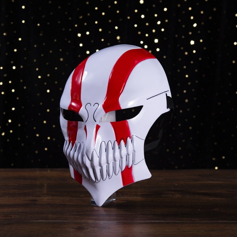 Anime Bleach Kurosaki Ichigo Mask Cosplay Hollow Masks Halloween Party Costume Horror COS Dress Up Mask PVC Plastic Material