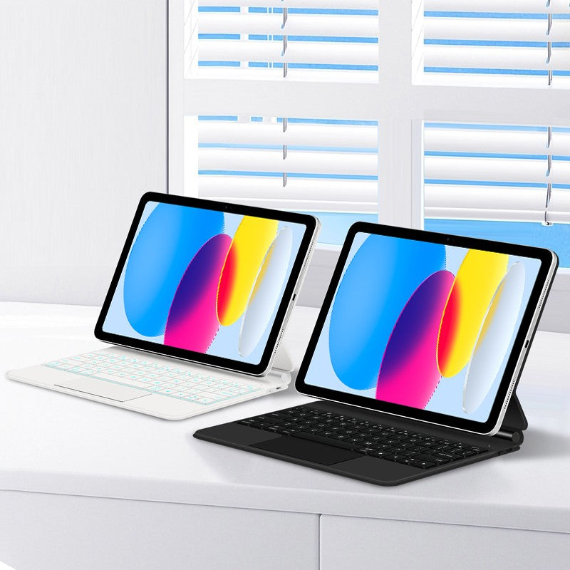 Capa Smart Magnetic Book Folio Magic Keyboard para iPad 11ª 10ª Geração 2025 iPad A16 11ª 11" A3354 A3355 A3356 A2696