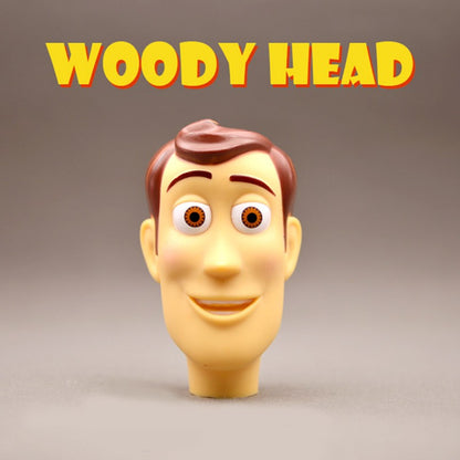Boneco de Ação Toy Story Xerife Woody Cabeça Fofa Brinquedo Expressão Engraçada Woody Brinquedo de Dedo Presentes de Aniversário para Crianças