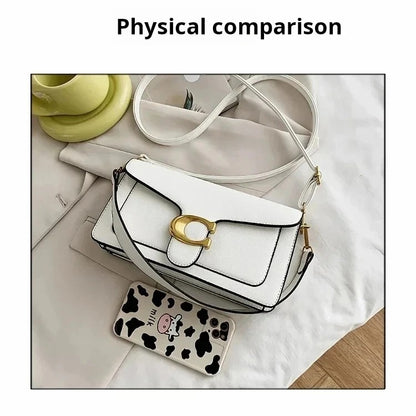 2025 Hot! Women's Simple Caviar Small Square Crossbody Bag - Portable & Fashion - Forward Design