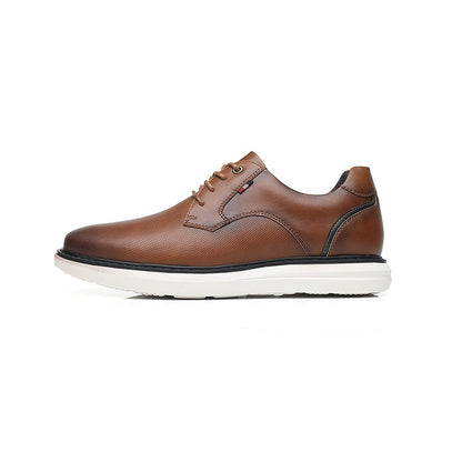 2025 Spring/Summer New Men Shoes Comfy Luxury Brand Men Casual Shoes Lace Up Business Style Dress Shoes BHKH Men Shoes