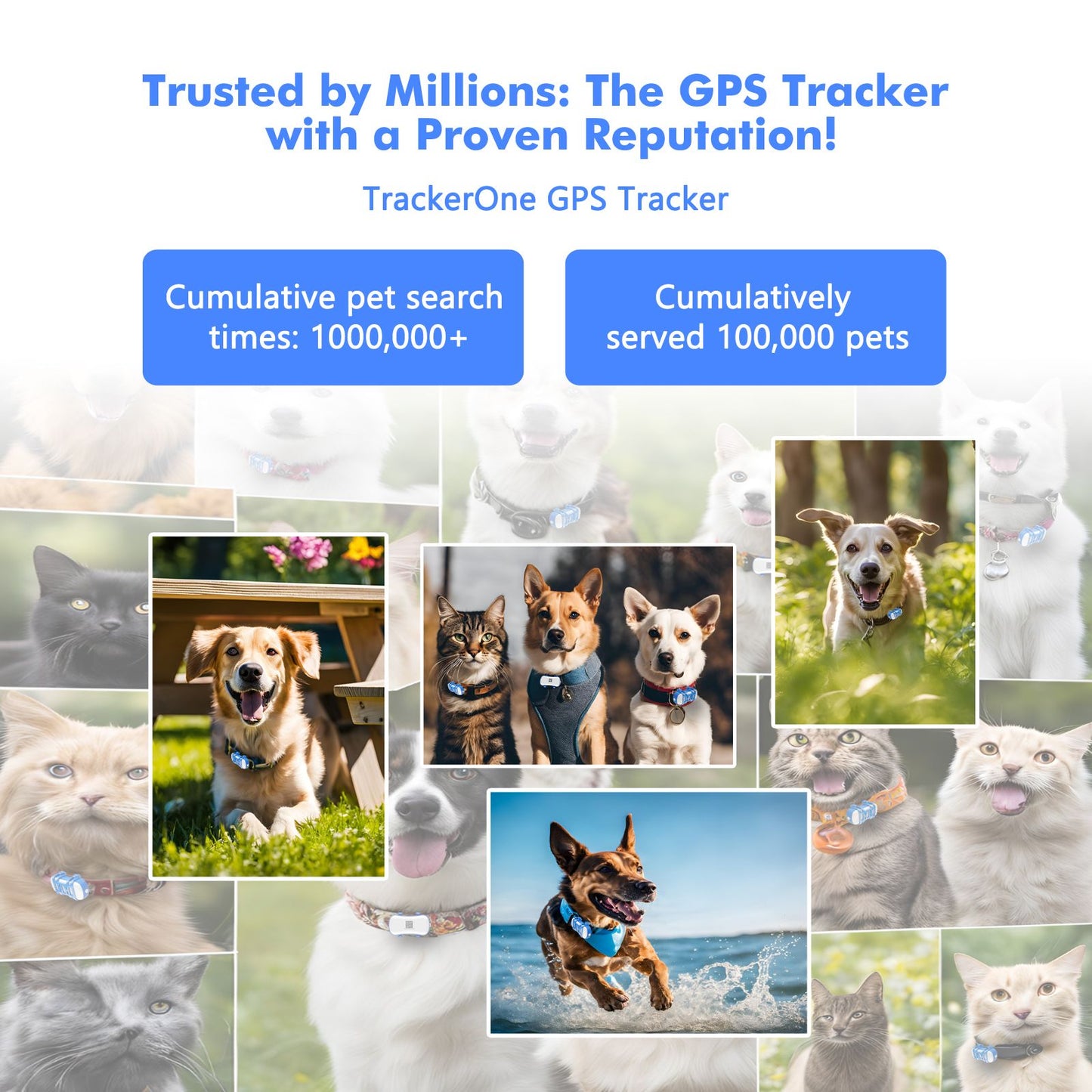 Rastreador GPS 4G para Cães e Gatos - Localizador Inteligente à Prova d'Água com Aplicativo, Rastreamento em Tempo Real e Busca por Luz/Som com Assinatura