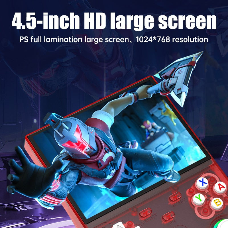New R36 Ultra X Handheld Retro Video Game Console IPS Screen 128GB Portable Games Pocket Player with Linux System