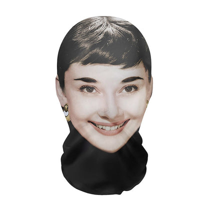 3D Printed Puff Daddy Mask Elastic Mesh Full Face Mask for Men Women Cosplay Headwear HipHop Fashion Balaclava Hood Hat Headgear