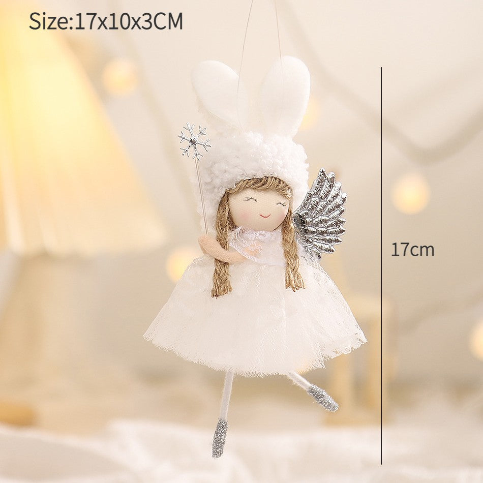New Year 2024 Christmas Angel Dolls Xmas Tree Pendant Ornaments Navidad 2022 Christmas Decoration for Home Natal Gifts Noel Deco