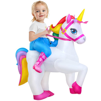 Kids Child Dinosaur Inflatable Costume Anime Purim Halloween Christmas Party Cosplay Costumes Dress Suits for Boys Girls