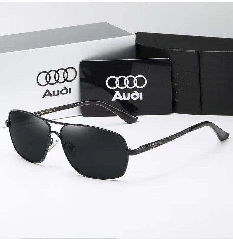 Audi Polarized UV400 Driving Sunglasses for Men/Women Square Frame Glasses Wholesale Gift for Auto Enthusiasts 557