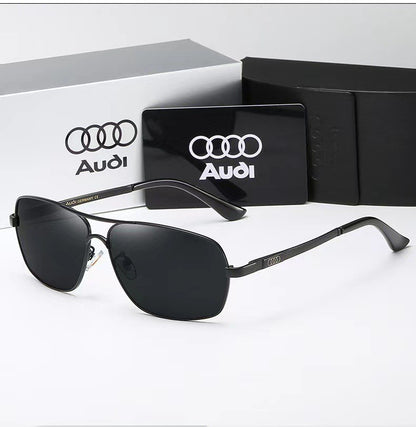Audi Polarized UV400 Driving Sunglasses for Men/Women Square Frame Glasses Wholesale Gift for Auto Enthusiasts 557