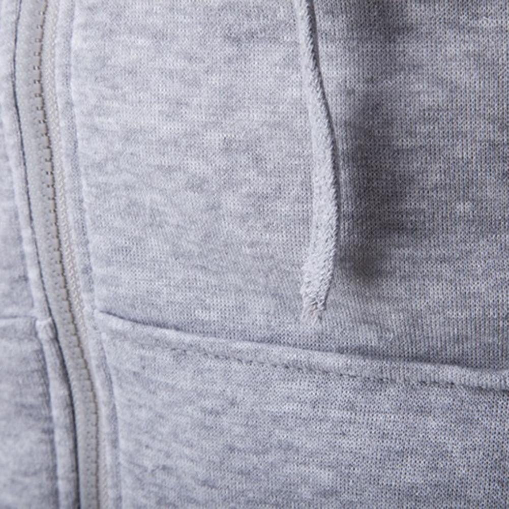 Autumn Men Sweatshirts Long Sleeve Jacket Hoodie Zipper Closure Jacket Male Hoodies Sweatshirt Slim Fit Male Clothing