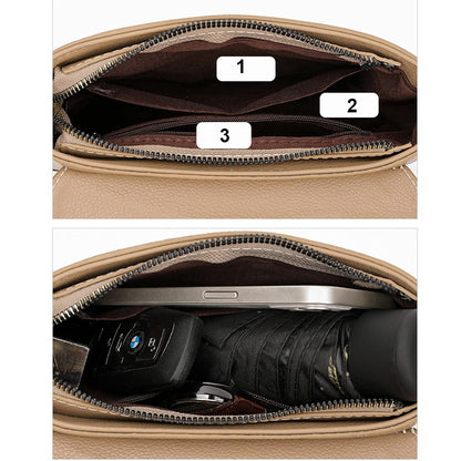 PU Leather Shoulder Bags For Women Fashion Flap Crossbody Messenger Bag Luxury Contrast Color Messenger Handbag Shopping Purse