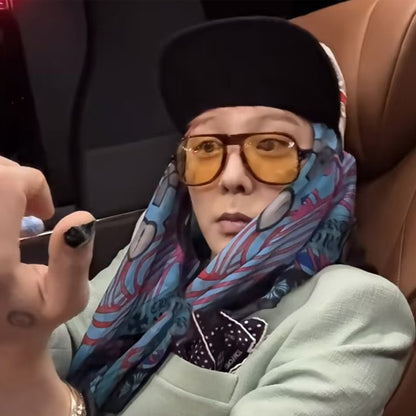 GD Aviator sunglasses with metal hinge Colorful modern street sunglasses Fashion trend eyeglasses frame