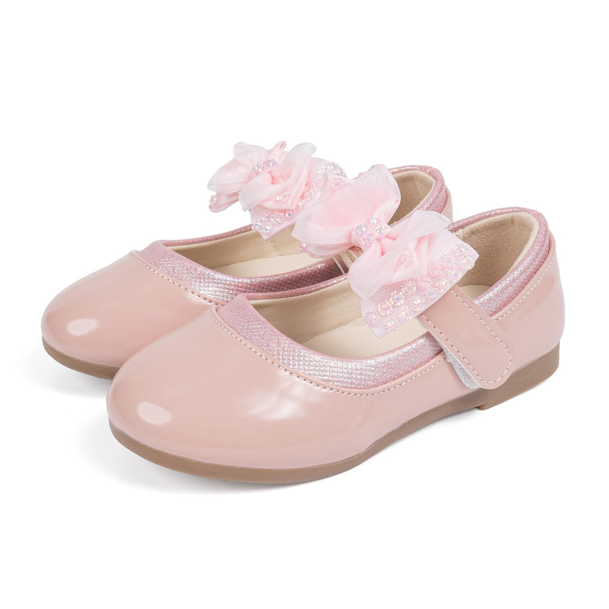 Fashion Children's Flat Shoes Non-slip PU Leather Shoes 3-colors Comfortable Wear-resistant All-season Mary Jane Princess Shoes