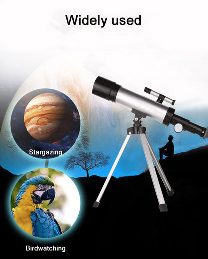 Telescópio Astronômico Profissional de Alta Definição F36050 É O Melhor Presente para Crianças Verem a Lua e as Estrelas